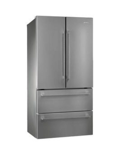 Smeg Fq55Fx-1 American Style 2-Door, 2-Drawer Frost Free Fridge Freezer Smeg Fq55Fx-1 American Style 2-Door, 2-Drawer Frost Free Fridge Freezer